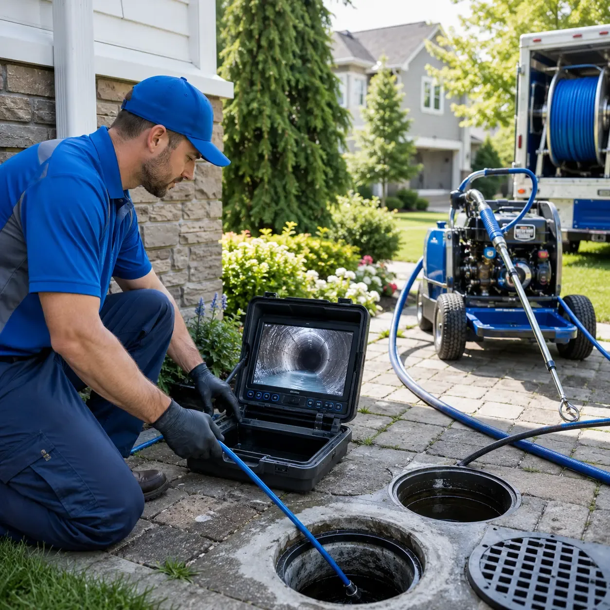 Outdoor drain cleaning professionals serving Bristol, VT