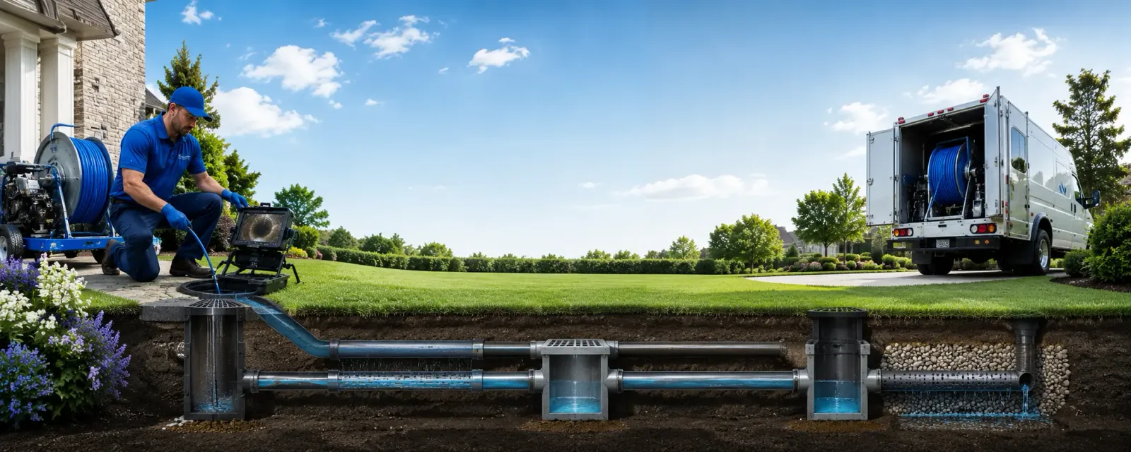 Outdoor drain cleaning information for Bristol, VT
